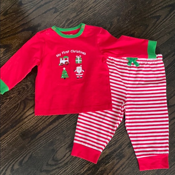 my first christmas pajamas